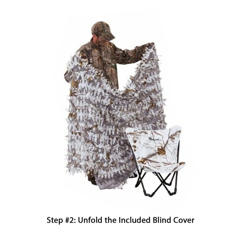 Silla Snow Hunter Realtree APS 3-D + Cubierta Sistema de