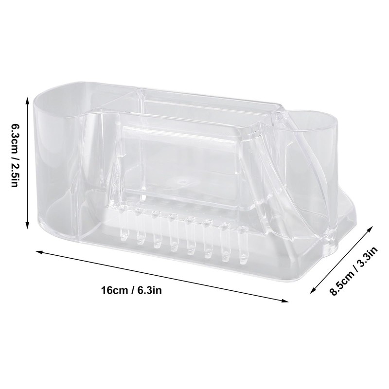 Soporte para Taladro de Uñas, Caja de Almacenamiento Transparente para