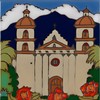 Hand Painted by Pacific Blue Tile Ceramic Tile Mission Santa