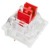 OUTEMU Red Switches, 3-Pin Linear RGB Keyboard Switches, 12 Pack