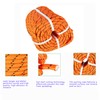 Super-Skin 1/2 in Polyester Rope 200 FT Nylon Pulling Rope