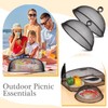 5 Pcs Metal Mesh Food Cover for Outdoors Include 18.5