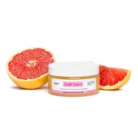 Simple Sugars Pink Grapefruit Body Cleansing Exfoliating Moisturizer - Formulated for Sensitive Skin, Eczema, Dry Skin, Psoriasis