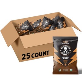 Death Wish Coffee Frac Pack, Each Packet Brews One Pot, Medium Roast