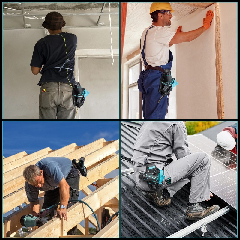 ‎DURATECH DuraTech Drill Holster Quick Release Buckle Side Bit Pocket