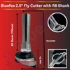 Bluefox 2.5 Fly Cutter R8 Shank for Bridgeport Milling Machine