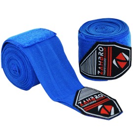 ZAHBRO Kids Boxing Hand Wraps Inner Gloves, 2.5 Meter & 3.5 Meter Options Available: Junior Protect Your Hands with Confidence (Blue, 3.5 Meter)
