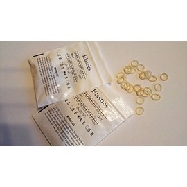 Pack of 2 Dental Orthodontic Latex Elastics, 4.5 oz 5/16 Inch, Orthodontic Latex Elastics