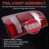 LED Tail Lights Red Cover w/o Blind Spot Compatible With
