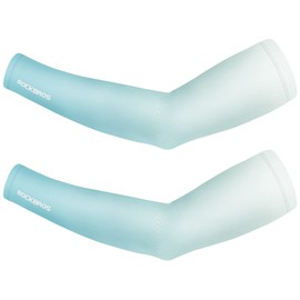 ROCKBROS Arm Cover, Arm Sleeve, Arm Cover, Summer, Sun Protection, UV Protection, UV Protection, Cooling Feel, Cool, Cool, Women's, Men's, Stylish, Sweat Absorbent, Quick-Drying, UPF50+, For Sports,