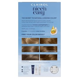Clairol Nice'N Easy Crème 6G Light Golden Brown (3 Kits)