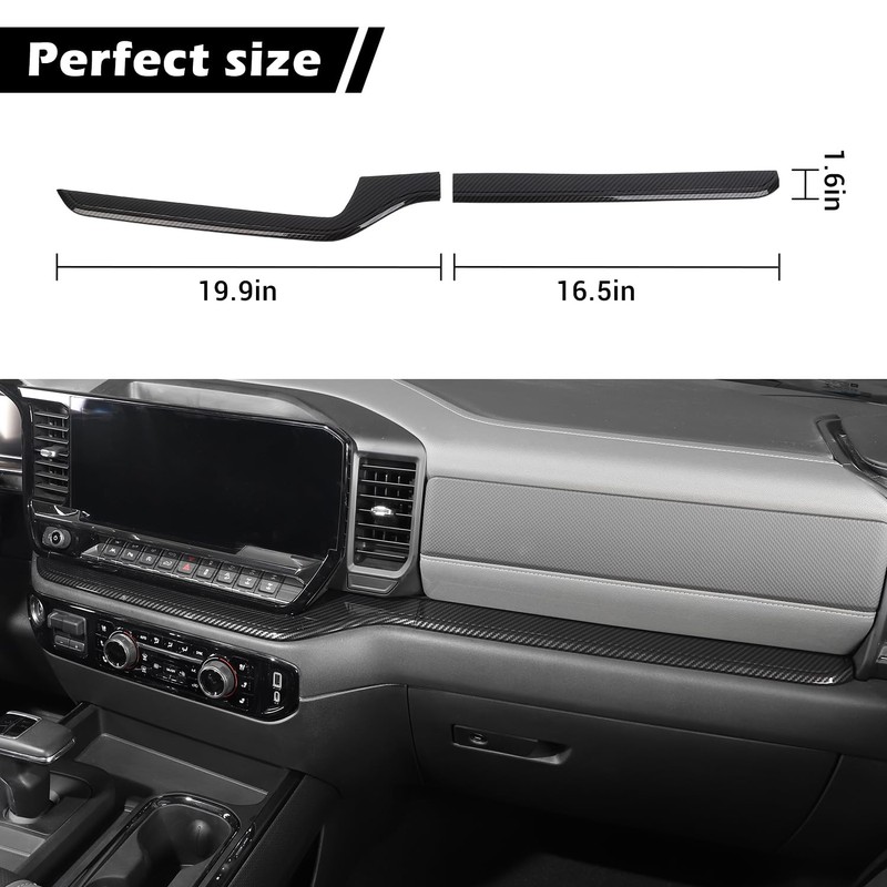 RT-TCZ for Silverado Dashboard Panel Trim Compatible with Chevy Silverado
