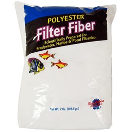 Blue Ribbon Polyester Aquarium Filter Fiber | 7 Oz.