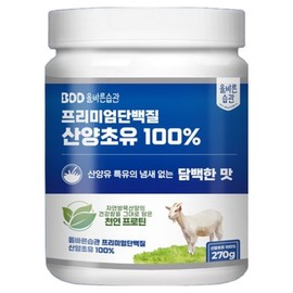 Correct Habits Premium Protein Goat Colostrum 100%, 270g, 1 piece / 올바른습관 프리미엄 단백질 산양초유 100%, 270g, 1개
