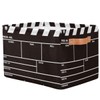 Movie Clapper Board Large Storage Bin Collapsible Storage Basket with