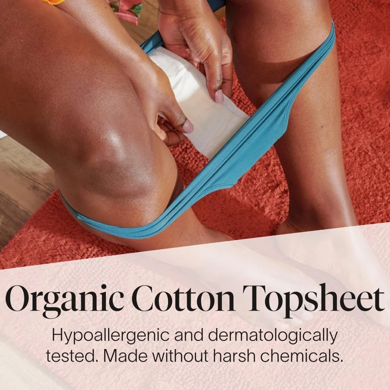 Cora Organic Bladder Liners & Non-Applicator Tampons, 108Ct, Bundle Pack