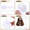 Geelin 4 Pcs Wig Head Stand for Display Multiple Wigs