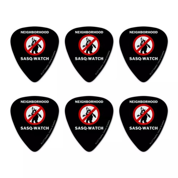 Unbranded Neighborhood Sasq-Watch Sasquatch Watch Novelty Guitar Picks Medium -