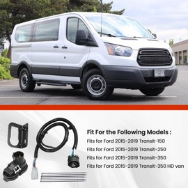 YCLL Trailer Tow Rear Bumper Wiring Connector Harness Kit Fits for Ford 2015-2019 Transit 150 250 350,CK4Z-13A576-BCK4T-13B576-KE