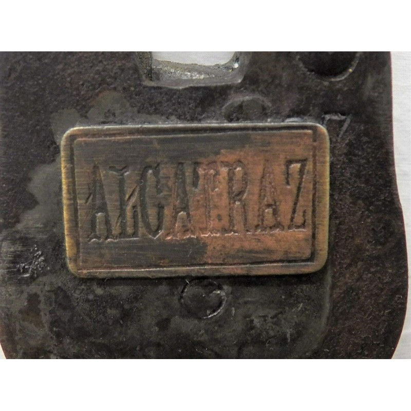 Prison Lock Padlock Antique-Finish w/Keys Alcatraz Prison