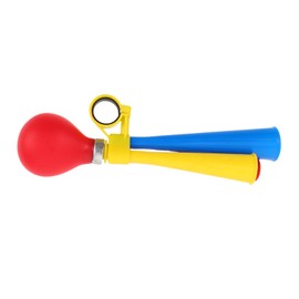 WHAMVOX Kids Air Horn Clown Horn Handheld Plastic Scooter Bicycle Bell Retro Design for Boys Girls Cycling Accessories with 3 Holes