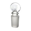 EISCO Stopper - Penny Head, Solid Cone, Made of Borosilicate