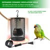 Bird House Incubator, Bird Nesting Box with Heat Lamp, 75W