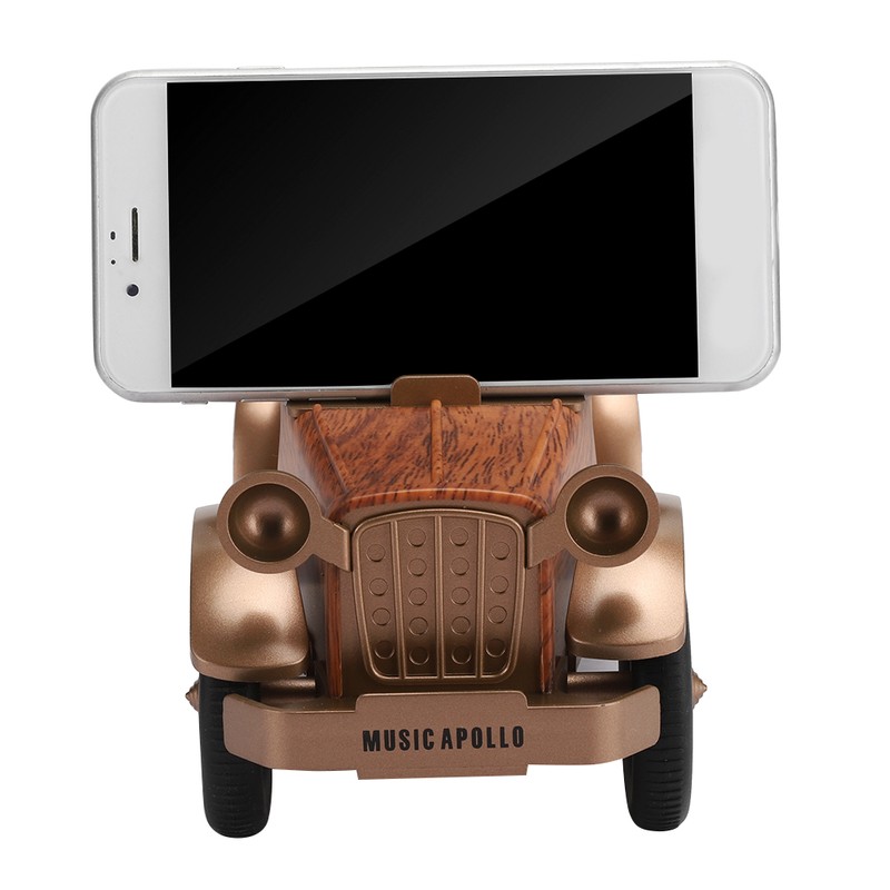 WISENOVO Vintage Car Shape Wireless Bluetooth Speaker Soundbox Home Audio