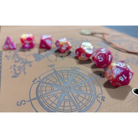 Molten Crown 7 Dice Set Poly RPG DnD Dungeons Dragons AD&D Pathfinder d20