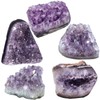 Nupuyai Amethyst Druze Large Crystal Rough Stone Decoration, Natural Amethyst