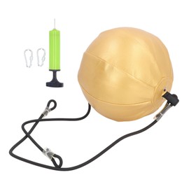 Double End Punching Bag PU Leather Boxing Punching Bag Hanging Speed Striking Training Ball with Pump 2 Installation Hooks