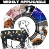 IDOMIK Dog Pajamas,Soft Dog Pjs Clothes with Zipper,Breathble Dog Shirts