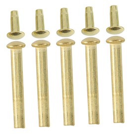 iplusmile 5set Folding Fan Repair Kit Metal Rivet and Nut Fasteners for Handheld Bamboo Paper Fans Easy Installation Solid Shaft Replacement for DIY Handmade Projects