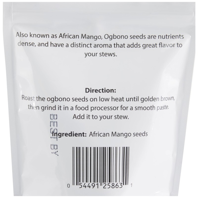 KOPABANA Whole Ogbono seeds | wild mango | African mango|