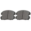 AutoShack Front and Rear Ceramic Brake Pads Set 8pcs Replacement