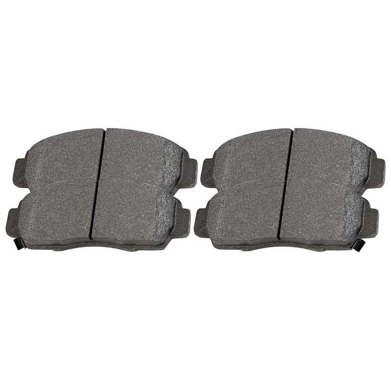AutoShack Front and Rear Ceramic Brake Pads Set 8pcs Replacement