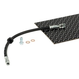 RIDEX Brake Hose 83B0231 Front Brake Hoses Length 384 mm with Hollow Screw