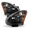ACANII - For Black 2008-2013 Nissan Rogue 14-15 Select Halogen