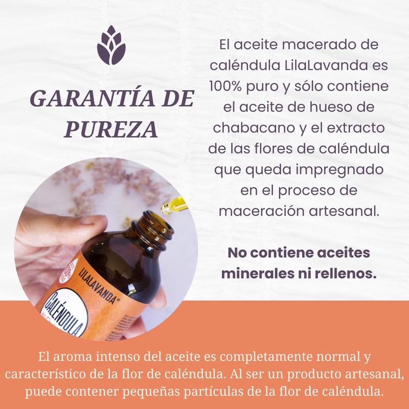 LilaLavanda – Aceite de Caléndula Macerado en Chabacano – 118