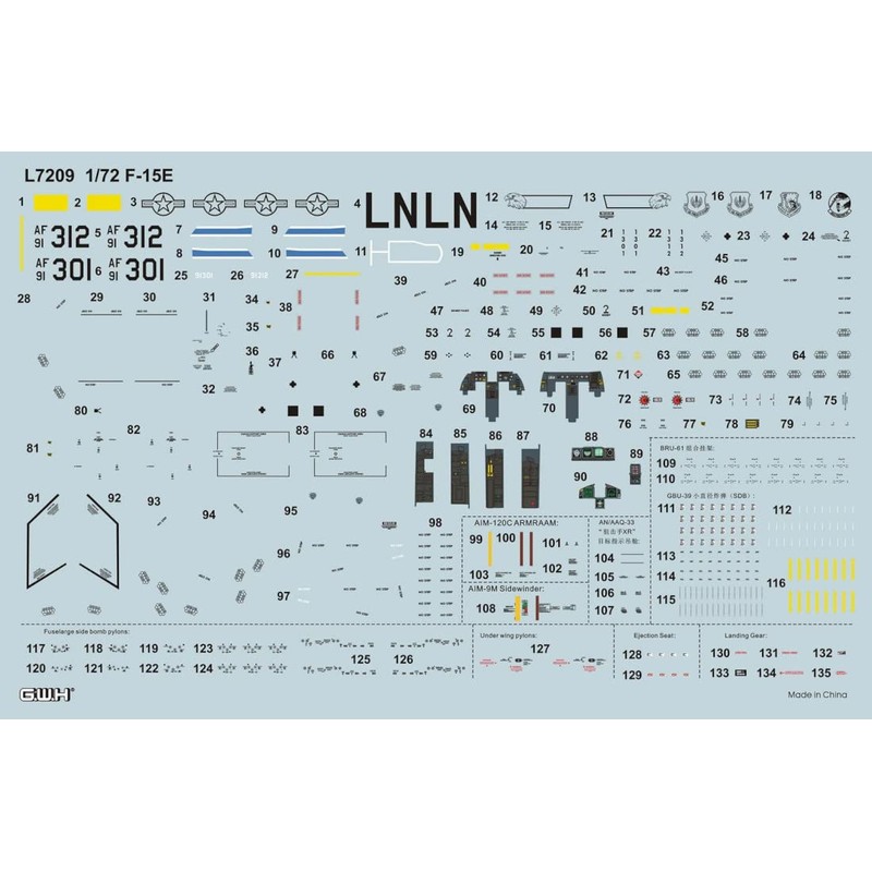 Great Wall Hobby L7209 1/72 F-15E Strike Eagle Air Ground