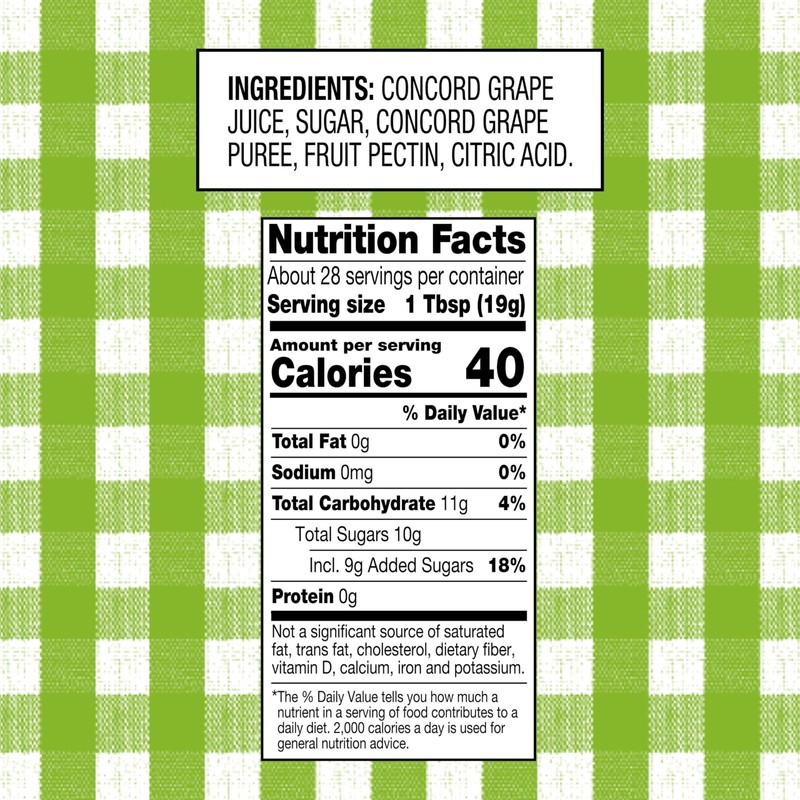 Smucker's Natural Concord Grape Squeezable Fruit Spread, 19 Ounces (Pack