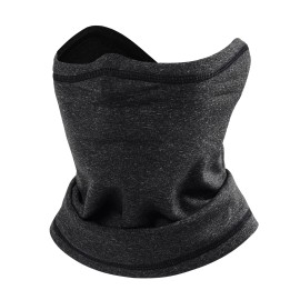 Unbranded Winter Windproof Ski Face Mask Neck Gaiter Bandana Fleece Warmer Earmuff Scarf - Black