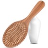 Kandid Luxury Wooden Hairbrush with natural striping - 70 bristles