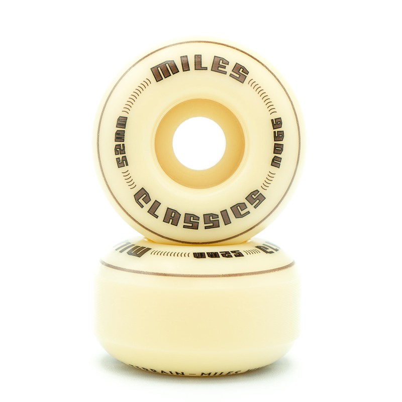 MILES CLASSICS Wheels, Skateboard, 99A, 2.0 inches (52 mm), Skateboard,