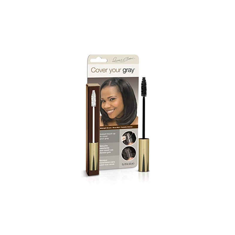 Cover Your Gray Varita para cepillar - Marrón medianoche (paquete