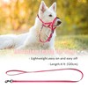 OHVEECA Dog Head Collar with Leash for Walking, No Pull