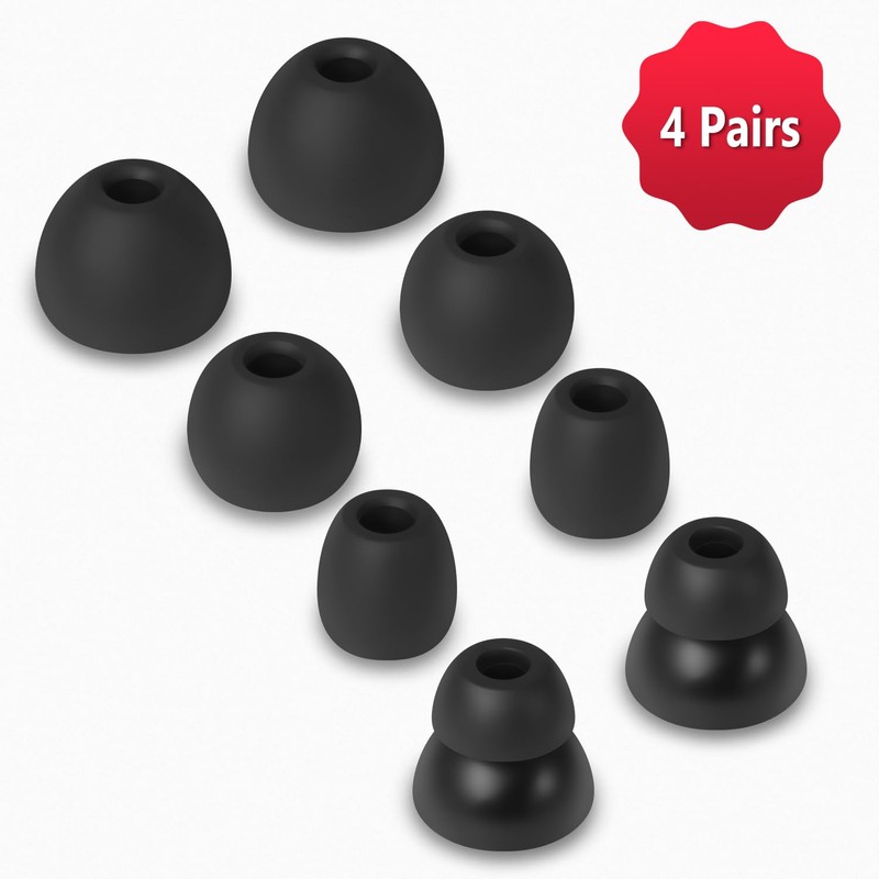 Geiomoo Silicone Ear Tips for Beats Powerbeats Pro, Replacement Eartips