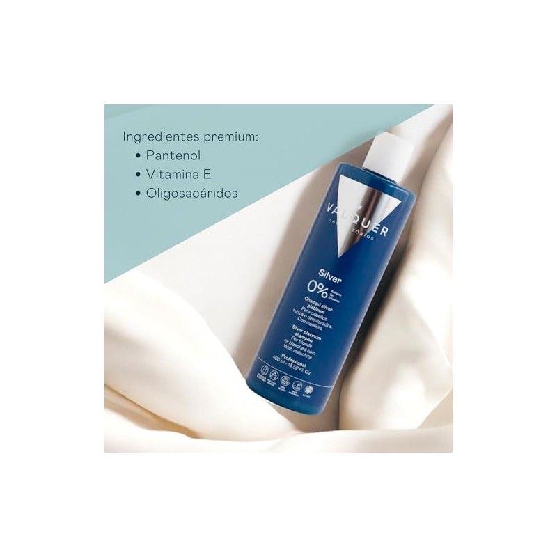 Valquer Professional Silver Zero Platinum Shampoo. Without sulfates, salt or