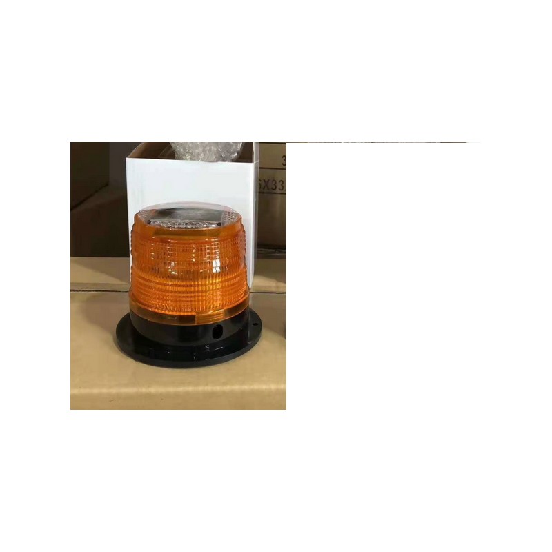 Solar Strobe Warning Safety Flashing Light LED Emergency Warning Light