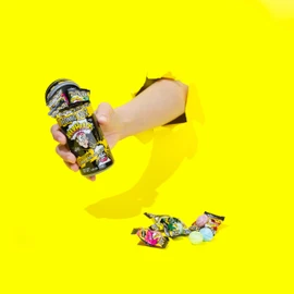 WARHEADS Atomic Fizz - Extreme Sour Fizzing Hard Candy - Sour Apple, Black Cherry, Blue Raspberry, Lemon & Watermelon Flavors - 1.48 oz Canisters - 6 Pack